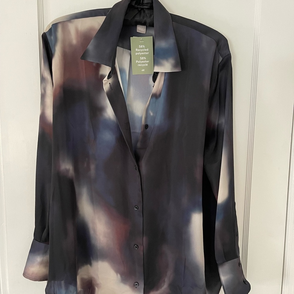 Brand New: H&M Multicolor Blouse